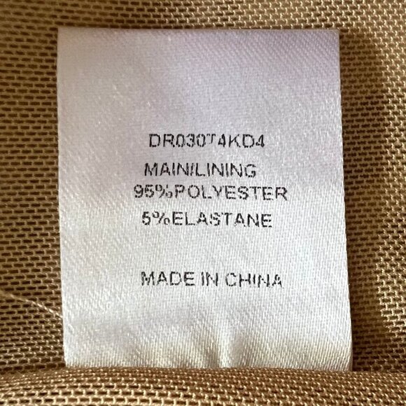 Meshki Abstract Marble Tan Mesh Spaghetti Strap Mini Dress - Picture 8 of 8